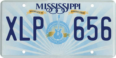 MS license plate XLP656