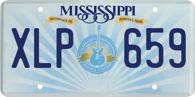 MS license plate XLP659