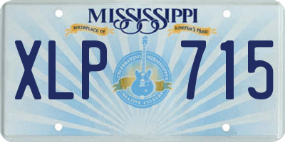 MS license plate XLP715