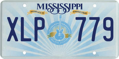 MS license plate XLP779