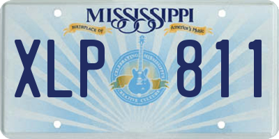 MS license plate XLP811