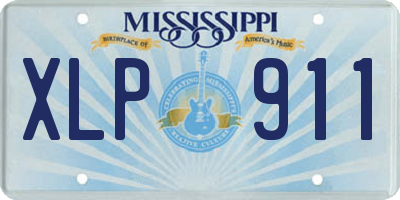 MS license plate XLP911