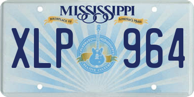 MS license plate XLP964