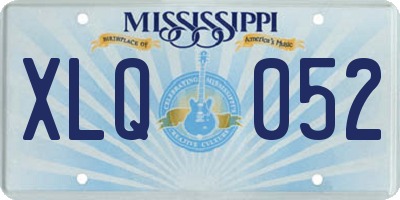 MS license plate XLQ052