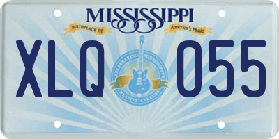 MS license plate XLQ055