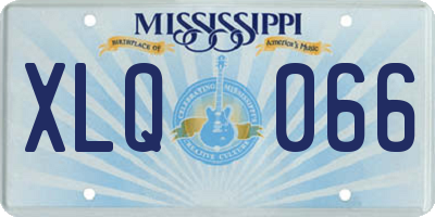 MS license plate XLQ066