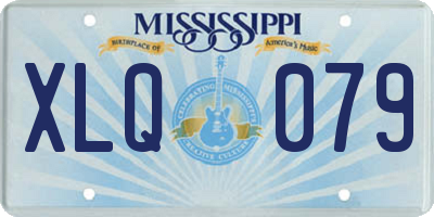 MS license plate XLQ079