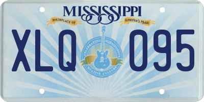 MS license plate XLQ095