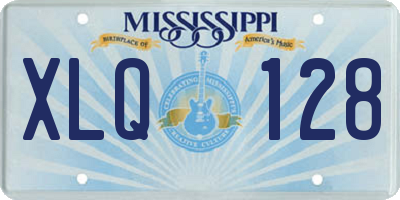MS license plate XLQ128