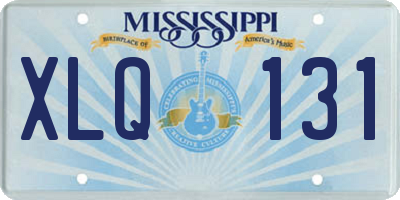 MS license plate XLQ131