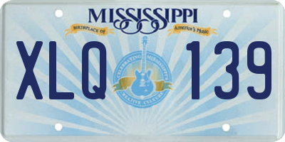 MS license plate XLQ139