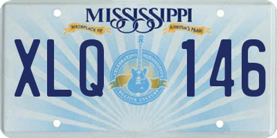 MS license plate XLQ146