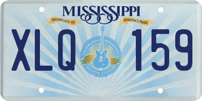 MS license plate XLQ159