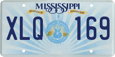 MS license plate XLQ169