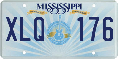 MS license plate XLQ176