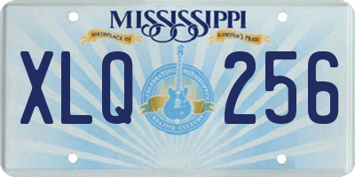MS license plate XLQ256