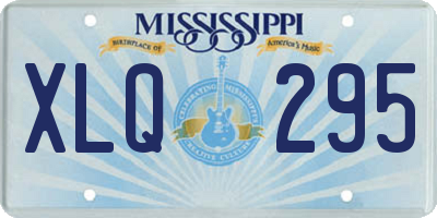 MS license plate XLQ295
