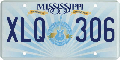 MS license plate XLQ306