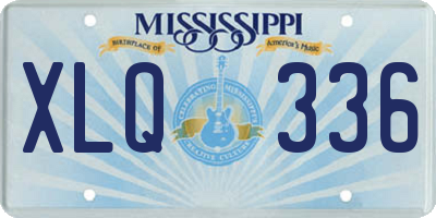 MS license plate XLQ336
