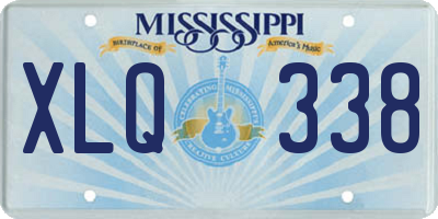 MS license plate XLQ338