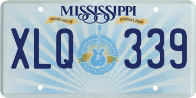 MS license plate XLQ339
