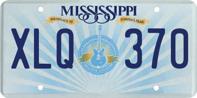 MS license plate XLQ370