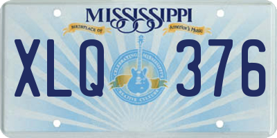 MS license plate XLQ376