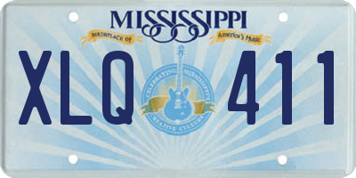 MS license plate XLQ411