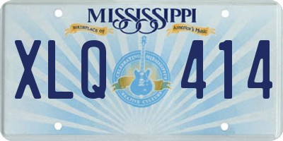 MS license plate XLQ414