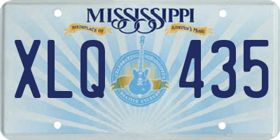 MS license plate XLQ435
