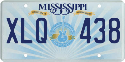 MS license plate XLQ438