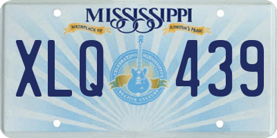 MS license plate XLQ439