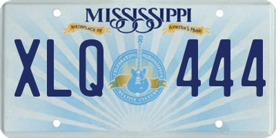 MS license plate XLQ444