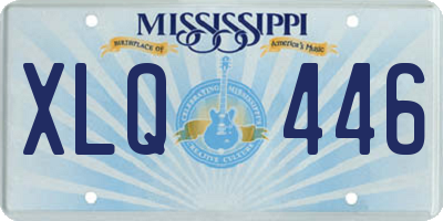 MS license plate XLQ446