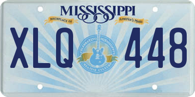 MS license plate XLQ448