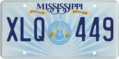 MS license plate XLQ449