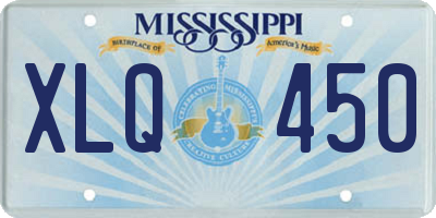 MS license plate XLQ450
