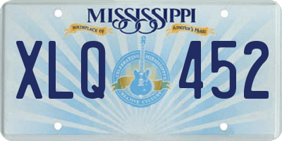 MS license plate XLQ452