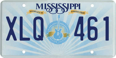 MS license plate XLQ461