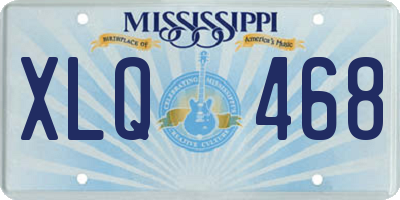 MS license plate XLQ468