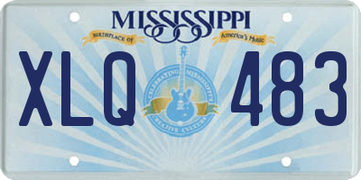 MS license plate XLQ483