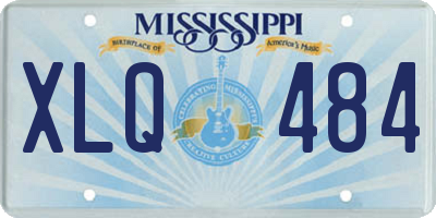 MS license plate XLQ484
