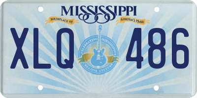 MS license plate XLQ486