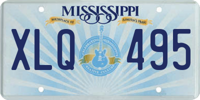 MS license plate XLQ495
