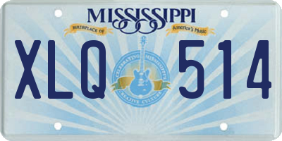 MS license plate XLQ514