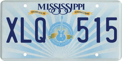 MS license plate XLQ515