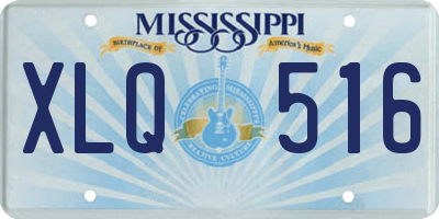 MS license plate XLQ516