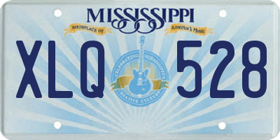 MS license plate XLQ528