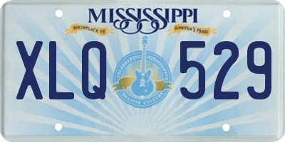 MS license plate XLQ529
