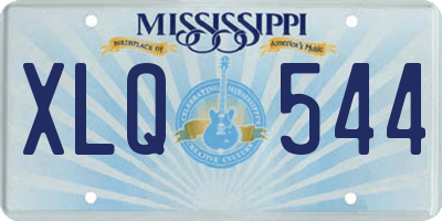 MS license plate XLQ544